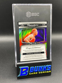 2024 Dennis Rodman Bordered Sig. Super Prismatic Gold 1/1 SGC 9