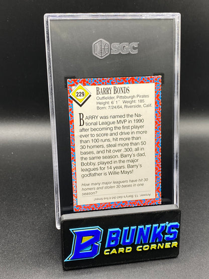 1991 Barry Bonds SGC 4