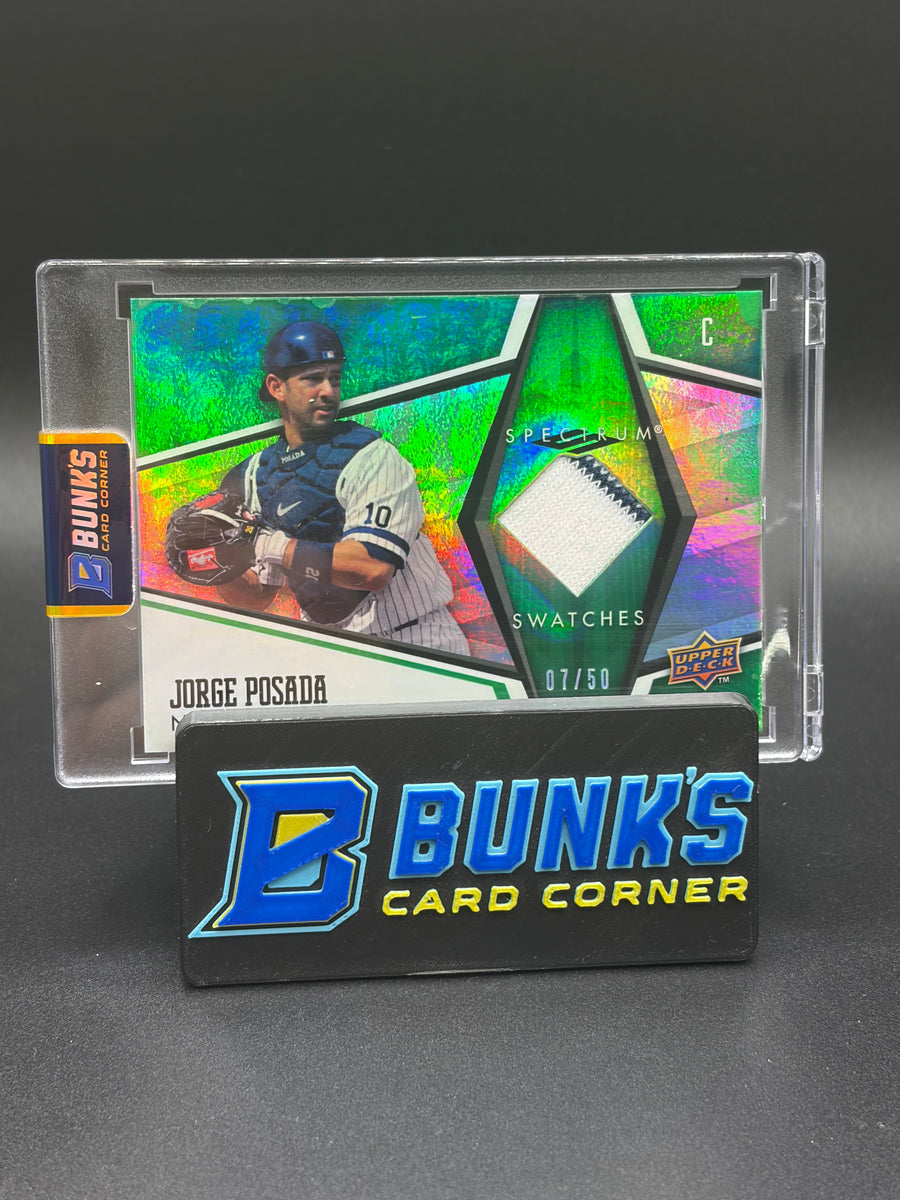 2008 Jorge Posada Spectrum Upper Deck Swatches 7/50