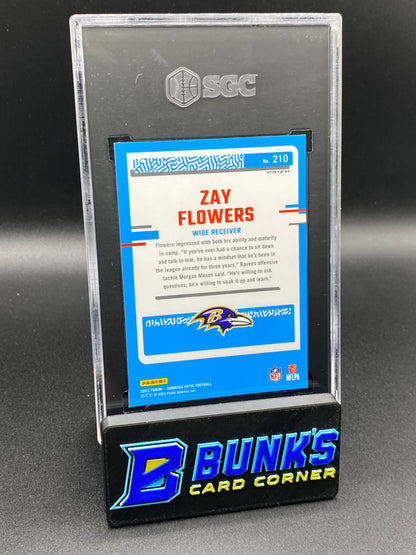 2023 Zay Flowers Holo Prizm SGC 10