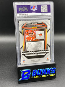2022 Patrick MaHomes II Light Blue Prizm PSA 9