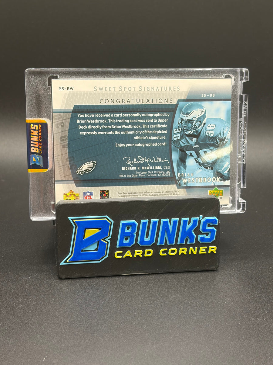 2004 Brian Westbrock Sweet Spot Upper Deck Signatures