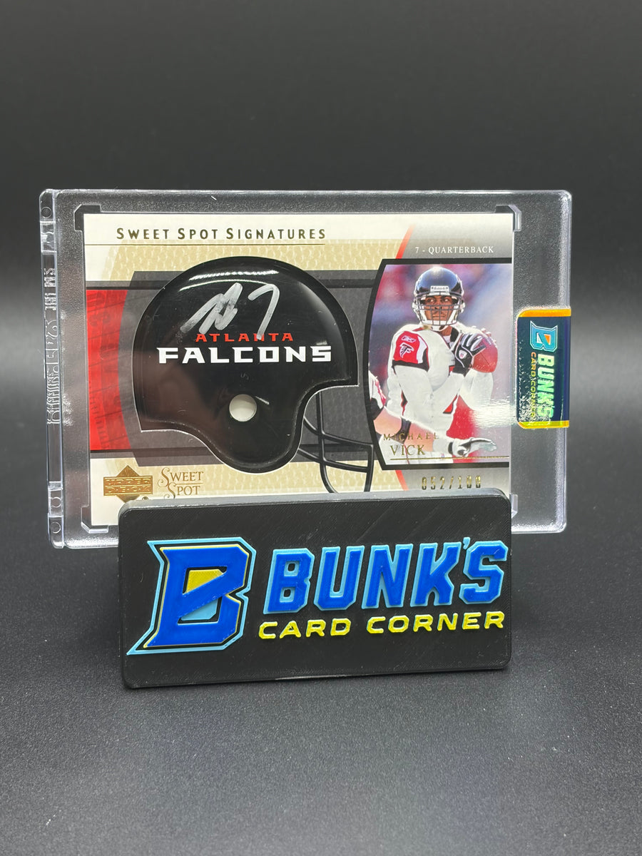 2004 Michael Vick Sweet Spot Signatures Upper Deck 52/100