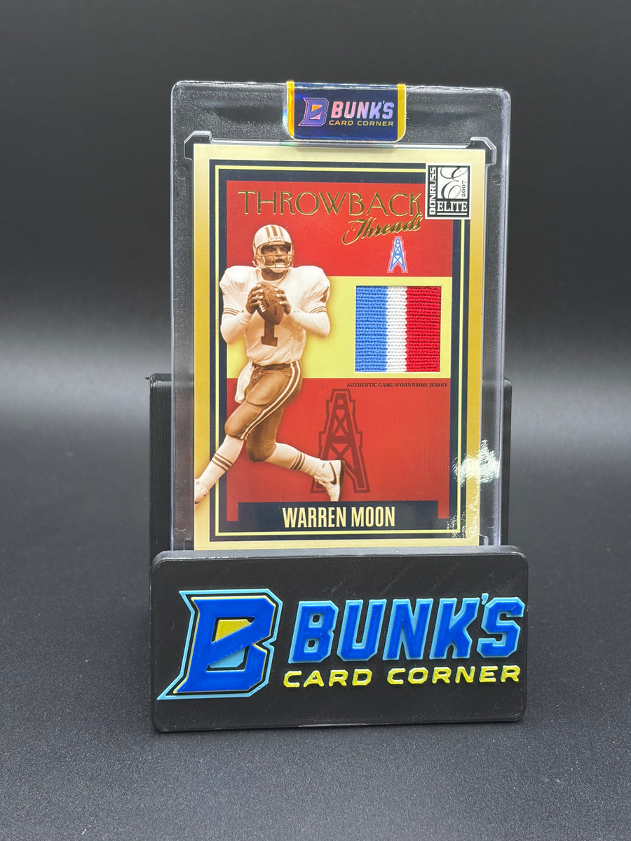 2007 Warren Moon Throwback Threads Elite Donruss 23/30
