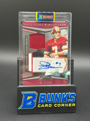 2019 Joe Theismann Playbook Panini Auto Patch 48/75