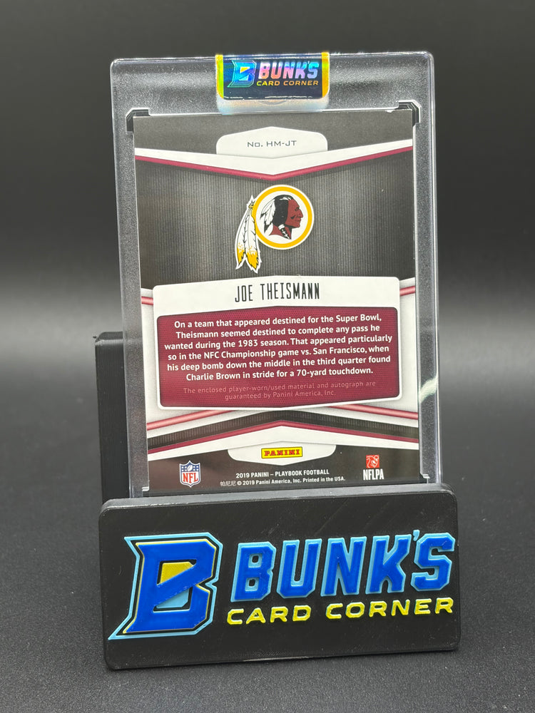 2019 Joe Theismann Playbook Panini Auto Patch 48/75