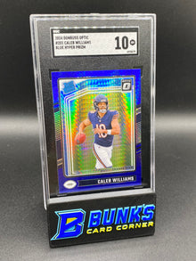 2024 Caleb Williams Blue Hyper Prizm SGC 10