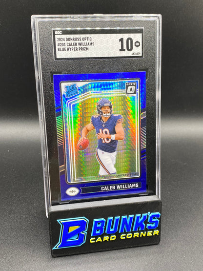 2024 Caleb Williams Blue Hyper Prizm SGC 10