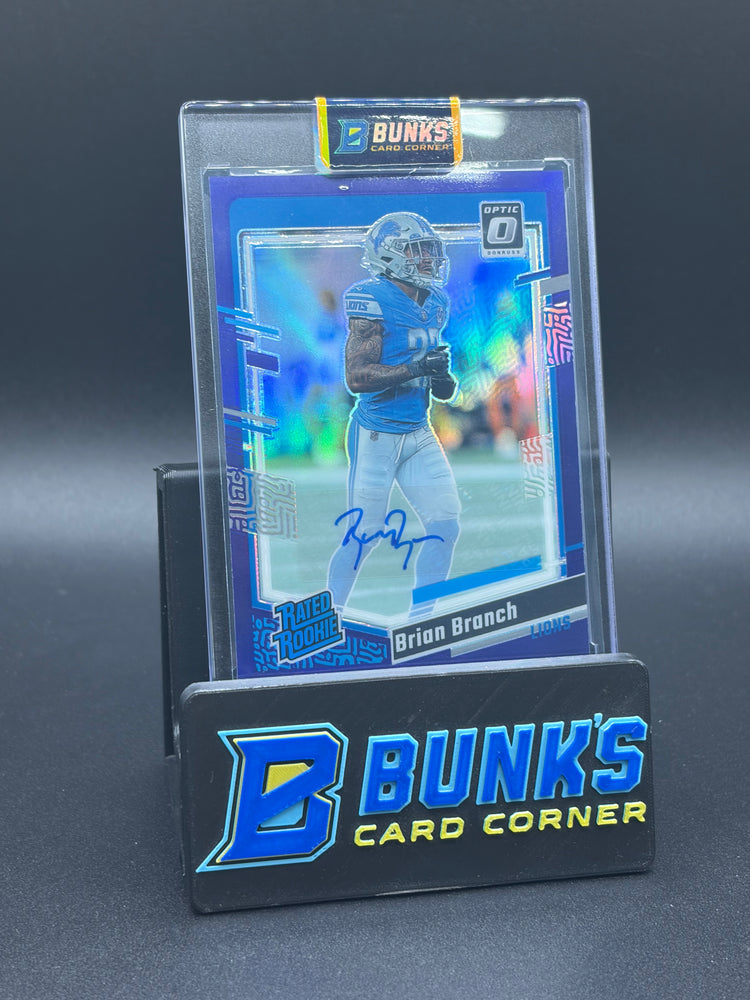 2023 Brain Branch Donruss Optic Panini Purple Prizm RC 33/35