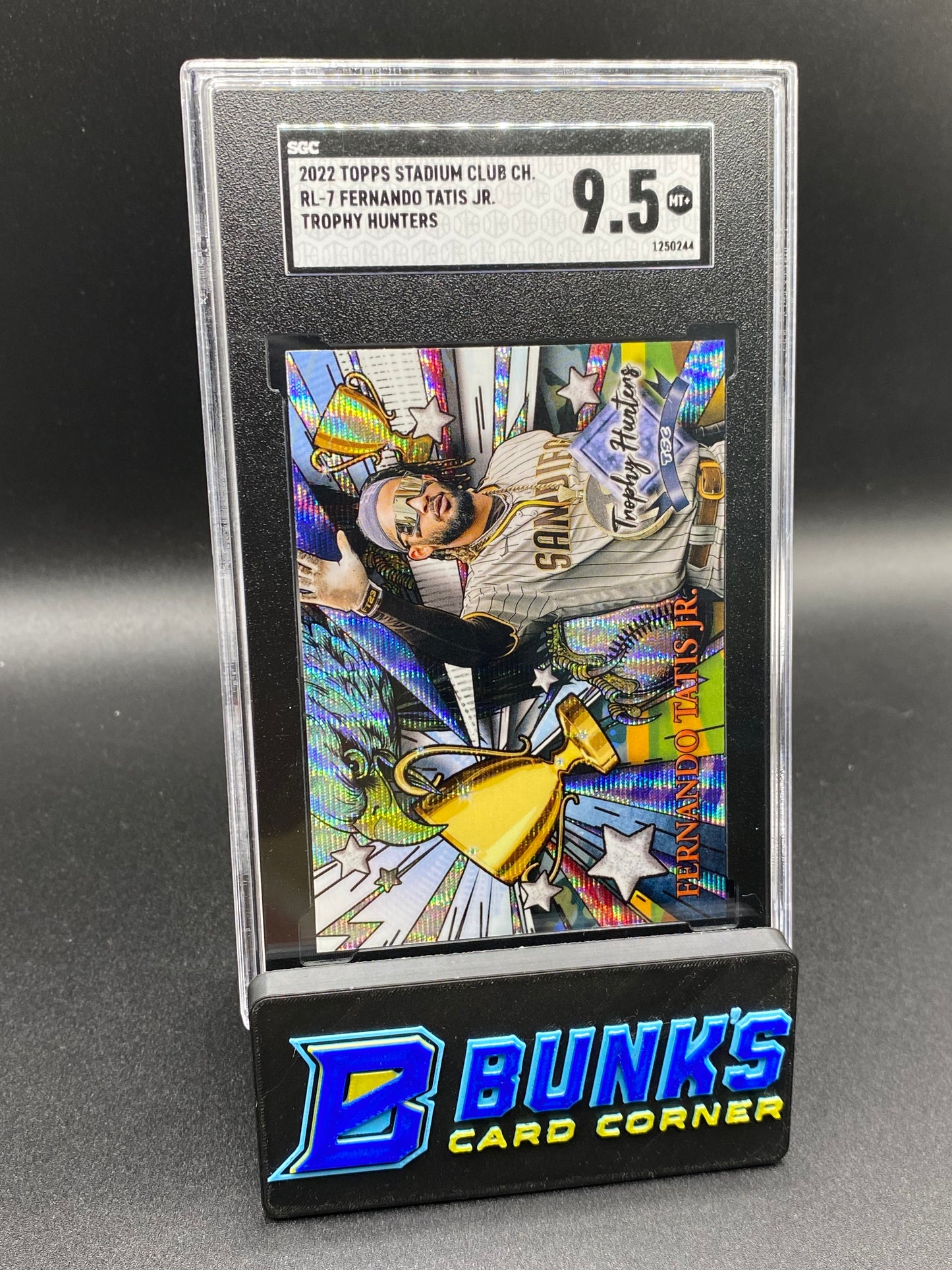 2022 Fernando Tatis Jr. Trophy Hunters SGC 9.5