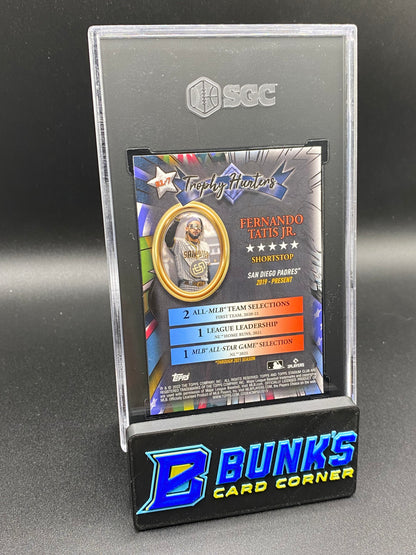 2022 Fernando Tatis Jr. Trophy Hunters SGC 9.5