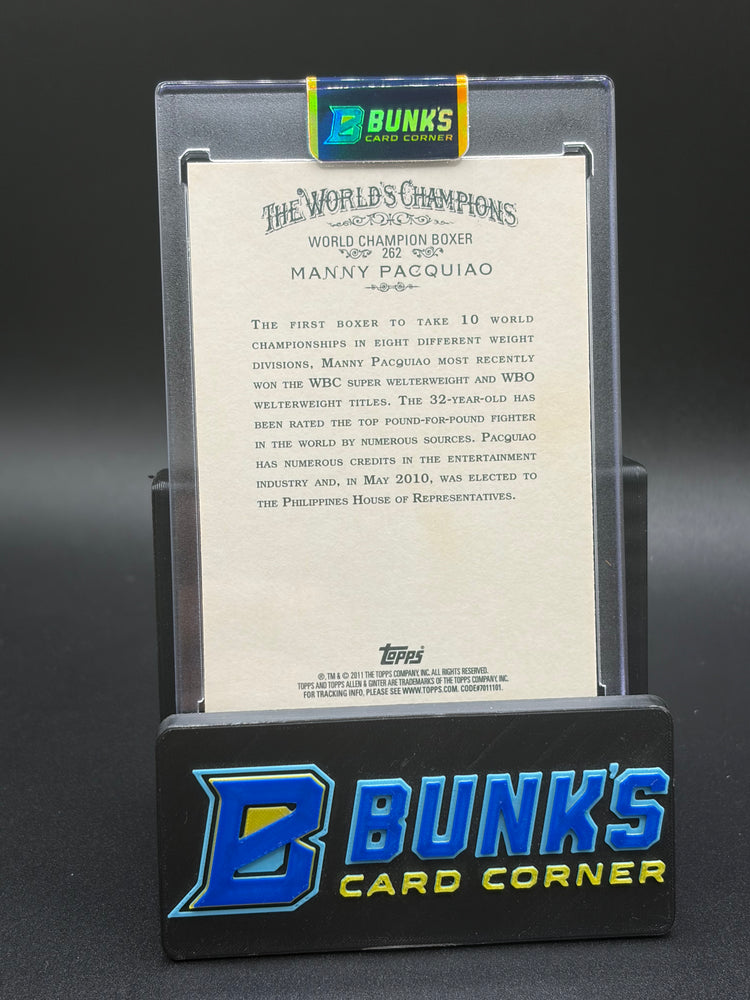 2011 Manny Pacquiao Topps Allen & Ginter