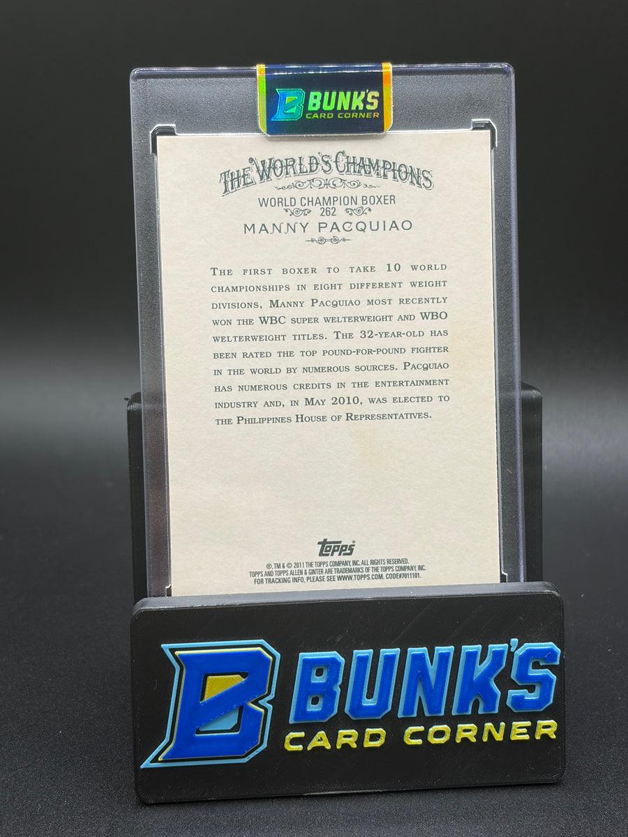 2011 Manny Pacquiao Topps Allen & Ginter