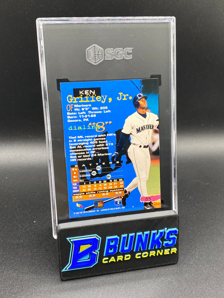 1994 Ken Griffey Jr. First Day Issue SGC 8