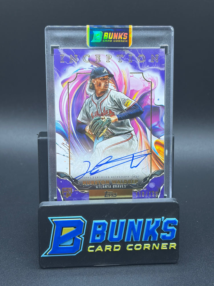 2025 Hurston Waldrep Rookie And Emerging Stars Auto Inception RC 110/199