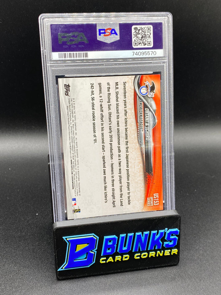 2018  Shohei Ohtani/Ichiro PSA 10