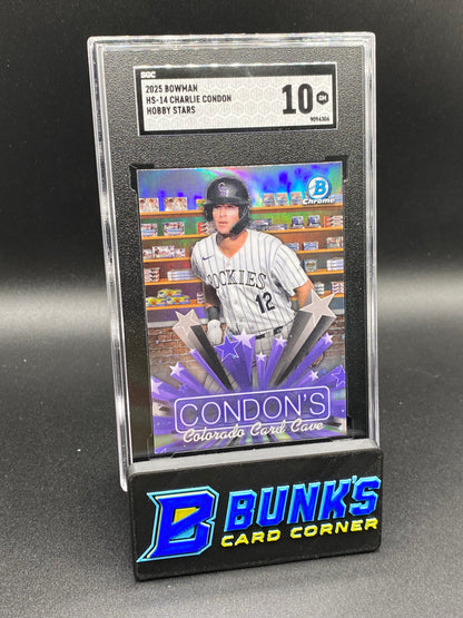 2025 Charlie Condon Hobby Stars SGC 10
