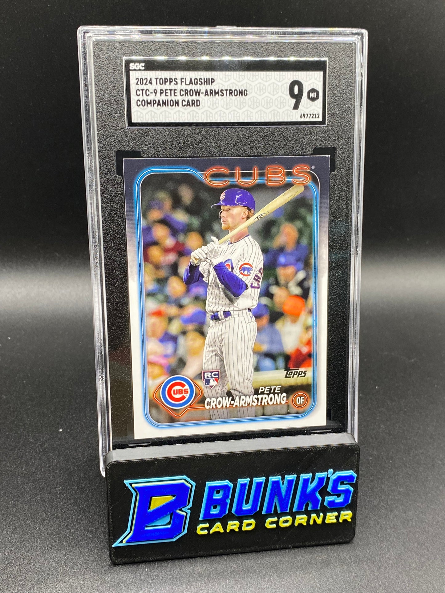 2024 Pete Crow-Armstrong Companion Card SGC 9