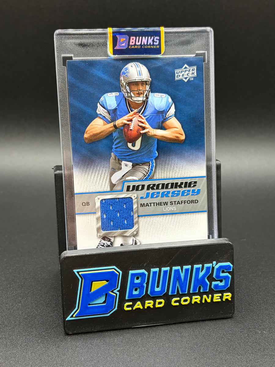 2009 Matthew Stafford Upper Deck Rookie Jersey
