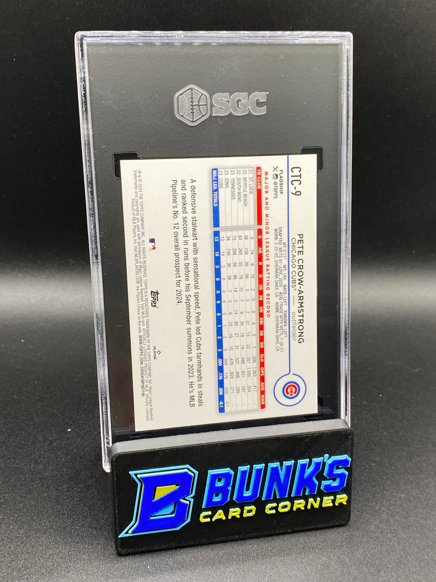 2024 Pete Crow-Armstrong Companion Card SGC 9