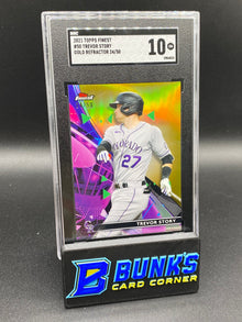 2021 Trevor Story Gold Ref. 24/50 SGC 10
