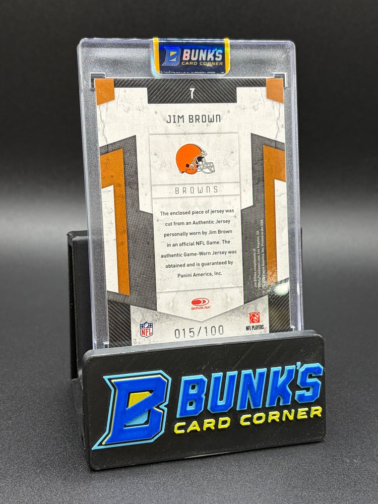 2009 Jim Brown Threads Century Legends 15/100