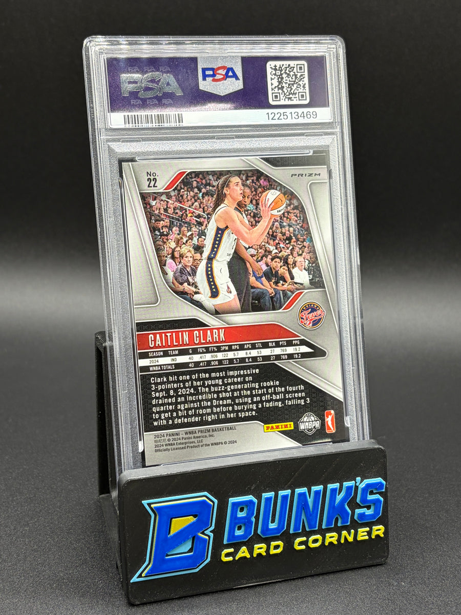 2024 Caitlin Clark Blue Velocity Prizm PSA 9 RC