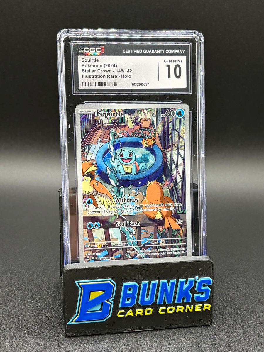 Squirtle Illustration Rare Holo CGC 10
