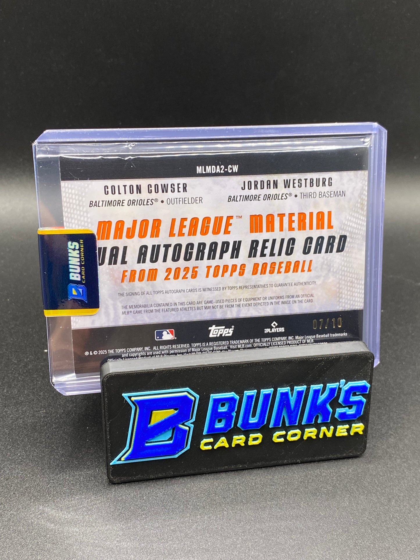 2025 Dual Auto. 3 Color Jersey Relic Patch SP 7/10