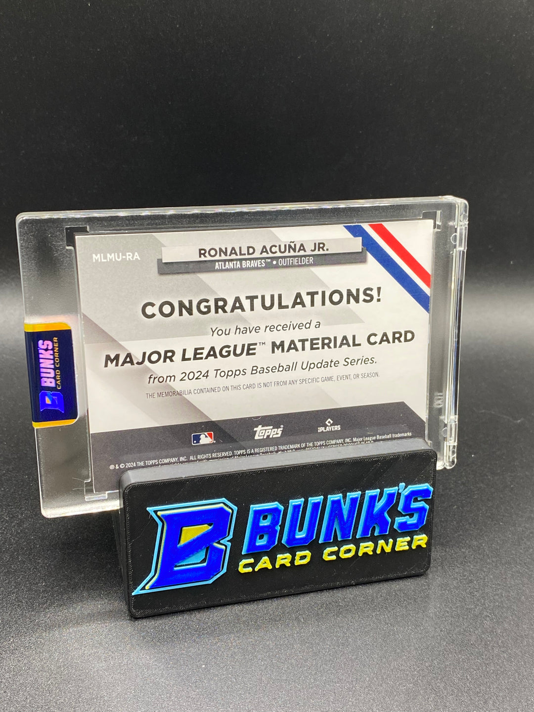 2024 Ronald Acuna Jr. Game Used Bat 15/50