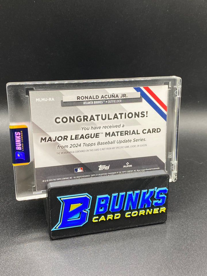 2024 Ronald Acuna Jr. Game Used Bat 15/50