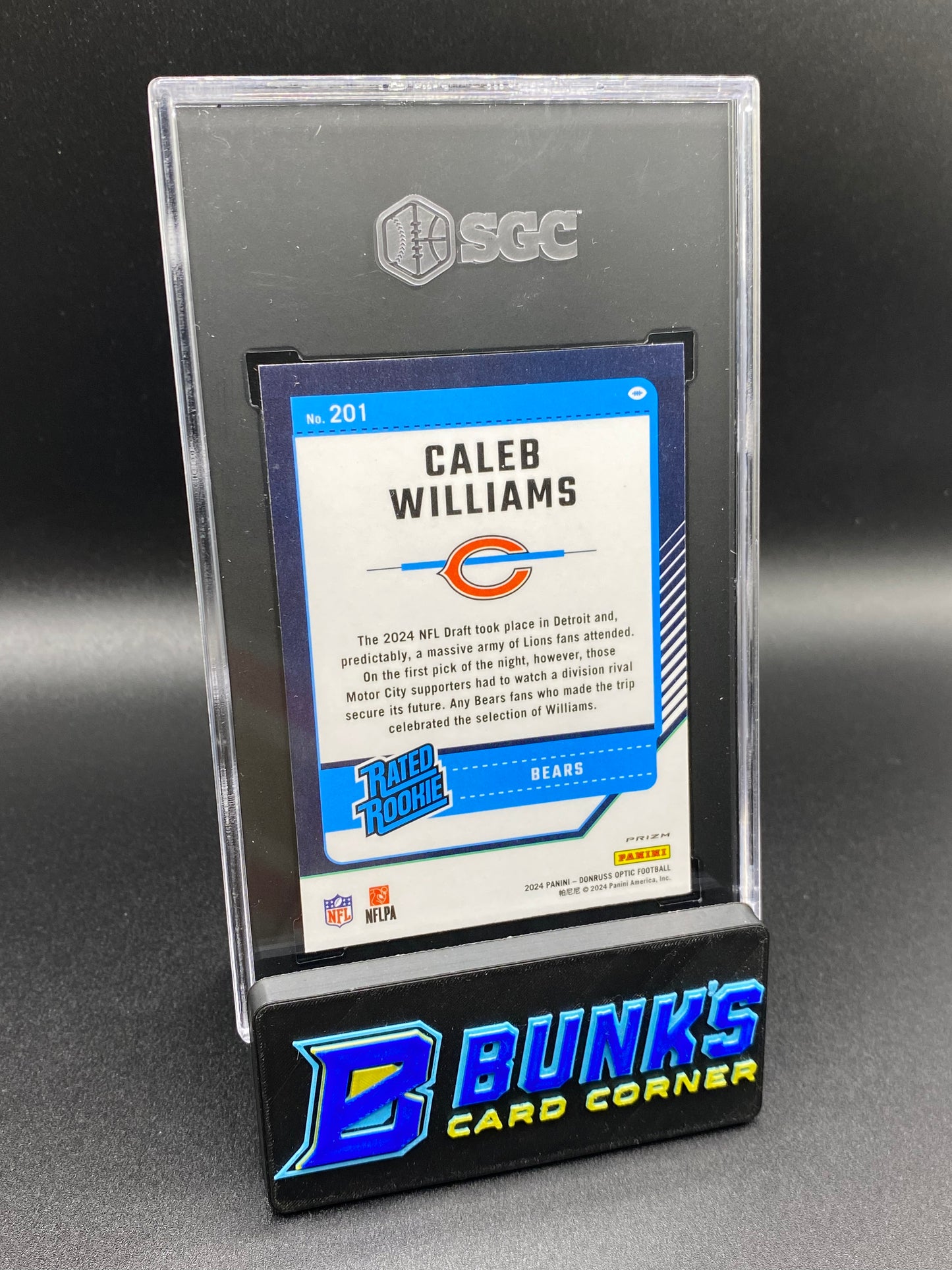 2024 Caleb Williams Holo Prizm SGC 9