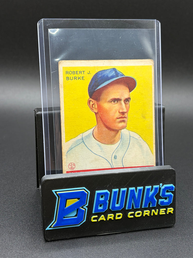 1933 Robert J Burke RC Big League