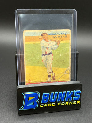 1933 Darcy Flowers Big League RC