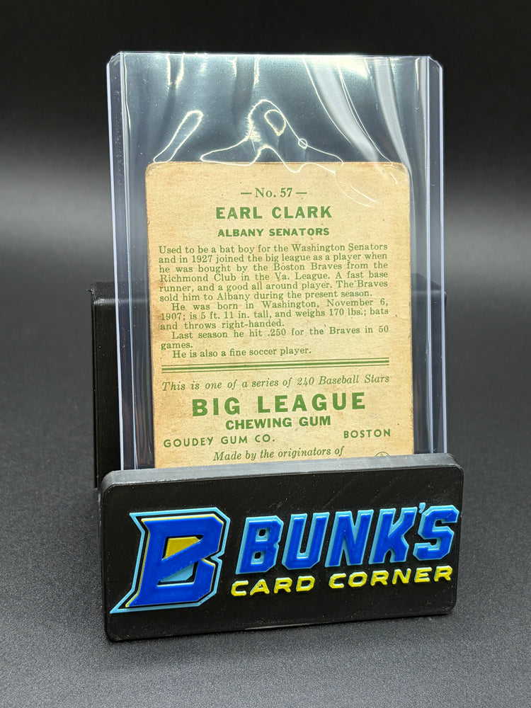 1933 Earl Clark Big League RC