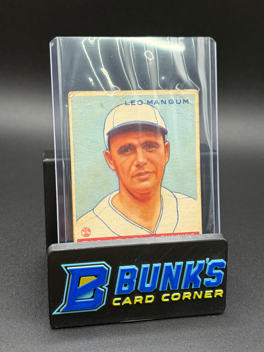 1933 Leo Mangum Big League RC