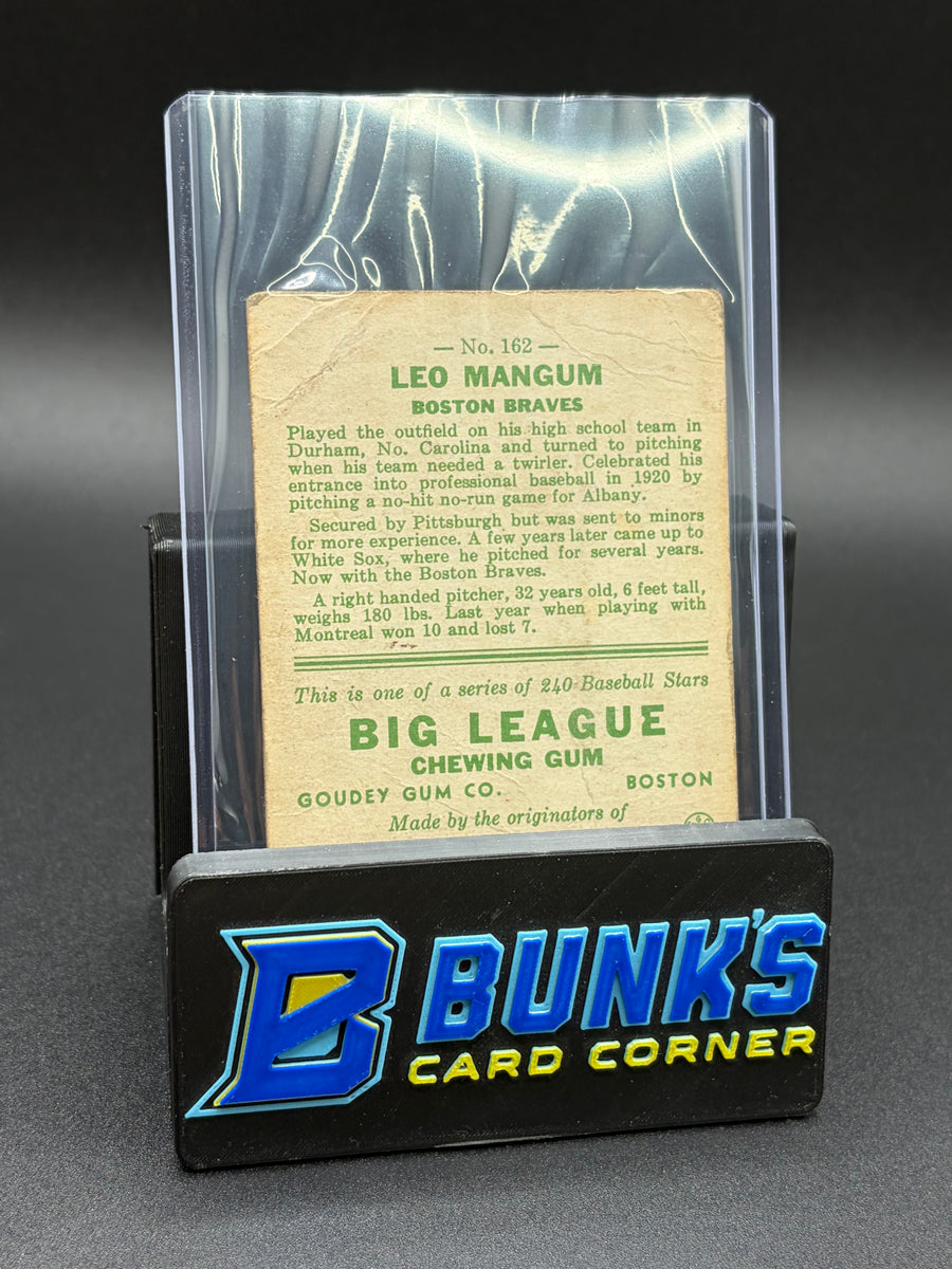 1933 Leo Mangum Big League RC