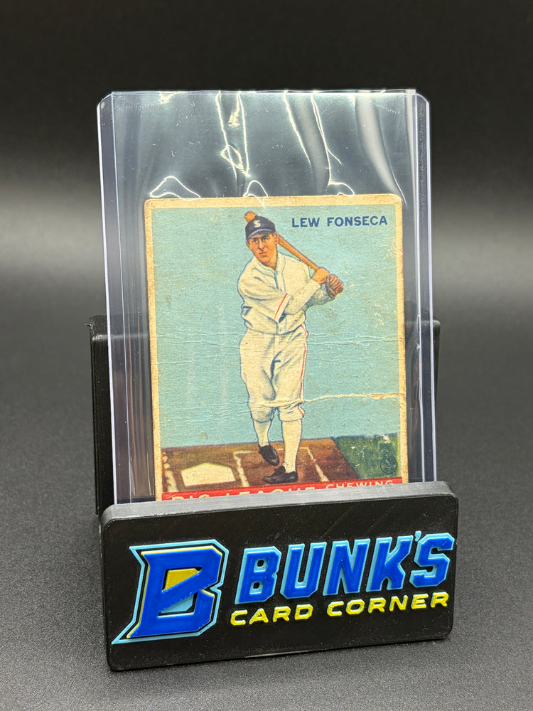 1933 Lew Fonseca Big League RC