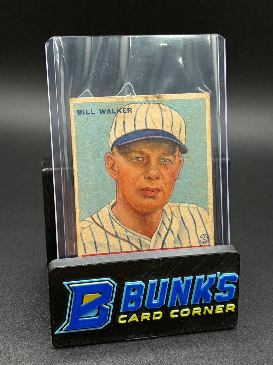 1933 Bill Walker Big League Goudey