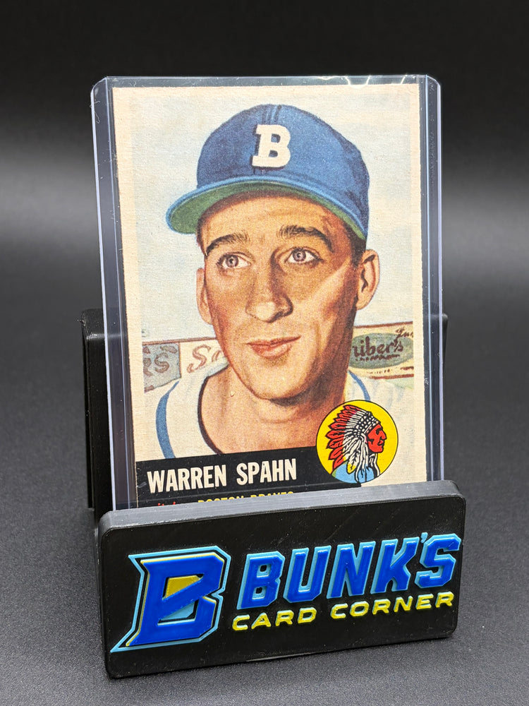 1953 Warren Spahn Topps