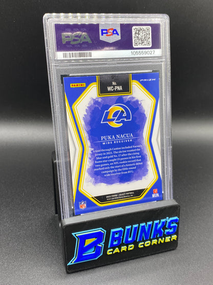 2023 Puka Nacua Watercolors PSA 9