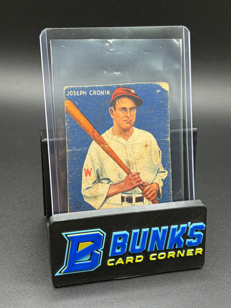 1933 Joseph Cronin Big League Goudey Poor Condition