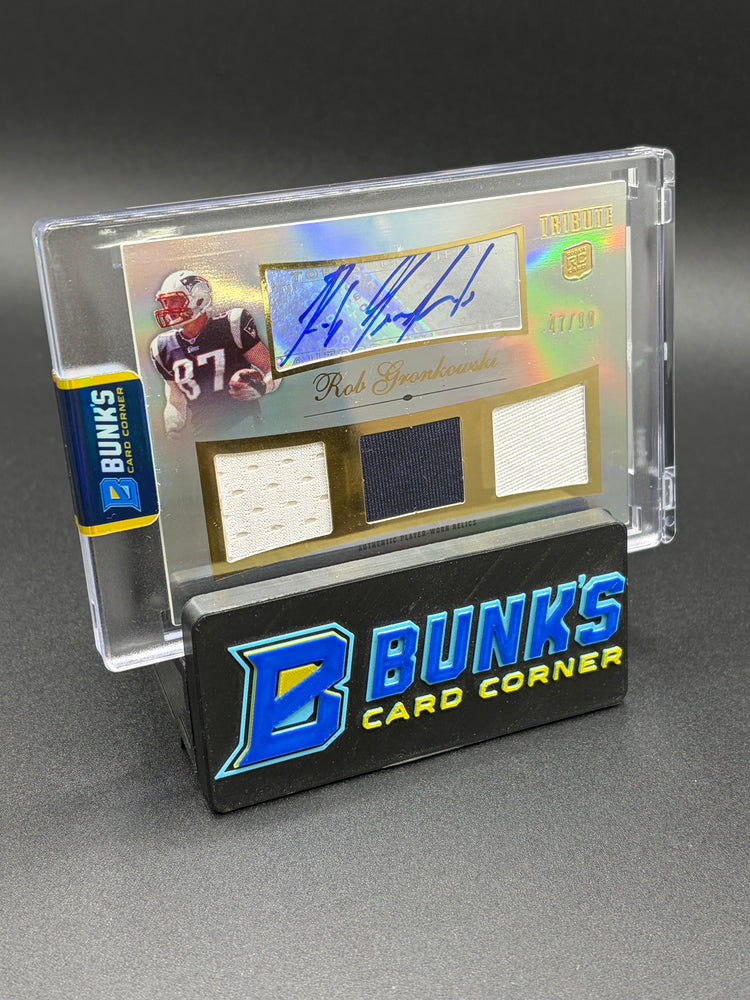 2010 Rob Gronkowski Tri Patch Tribute Auto RC 47/99