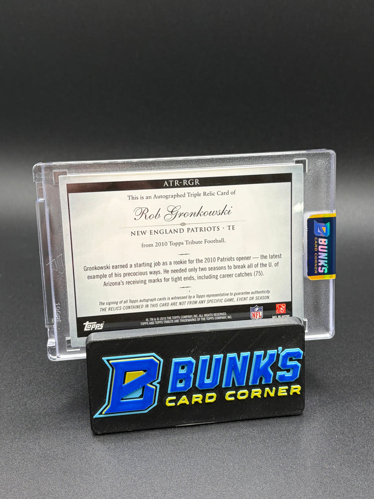 2010 Rob Gronkowski Tri Patch Tribute Auto RC 47/99
