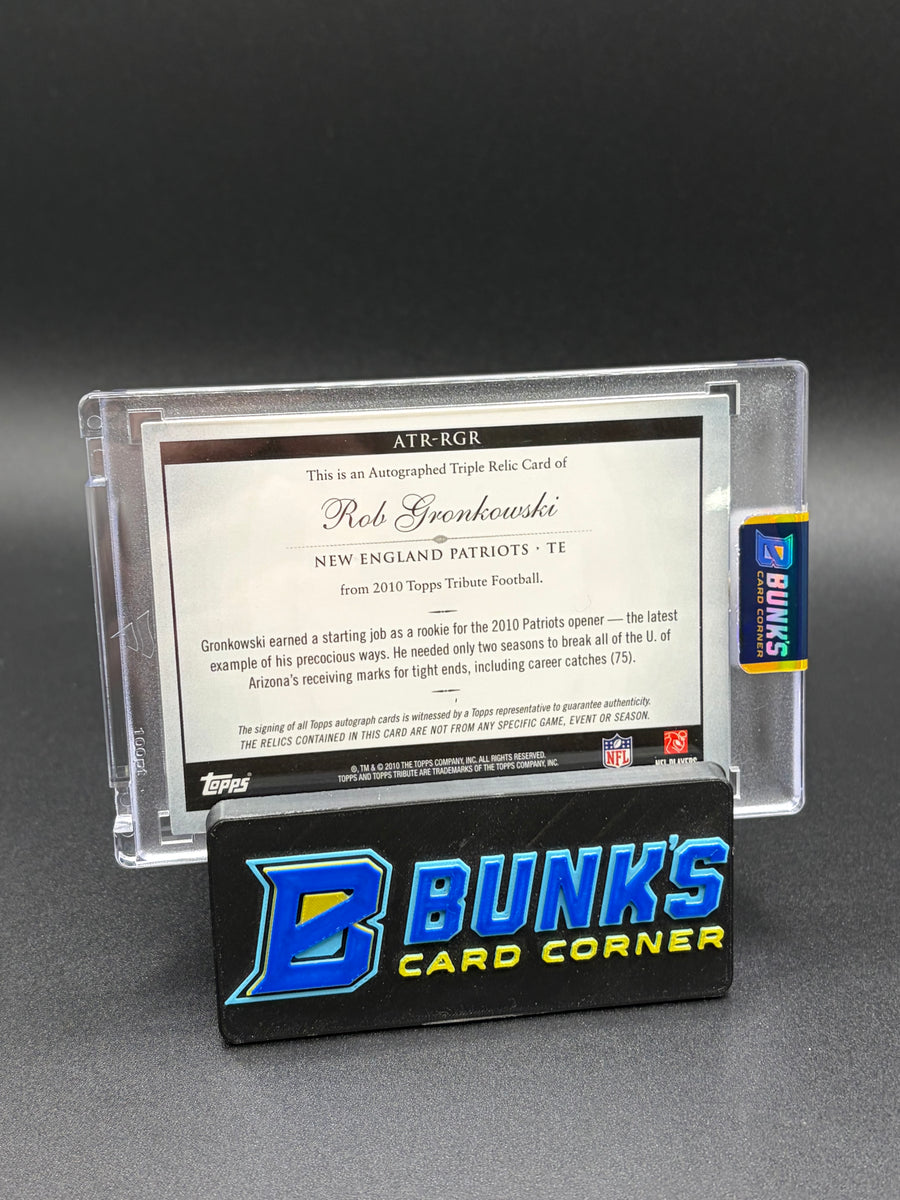2010 Rob Gronkowski Tri Patch Tribute Auto RC 47/99