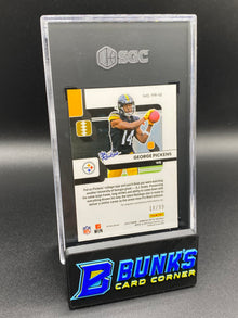 2022 George Pickens The Rookies Auto. 18/99 SGC 10/9.5
