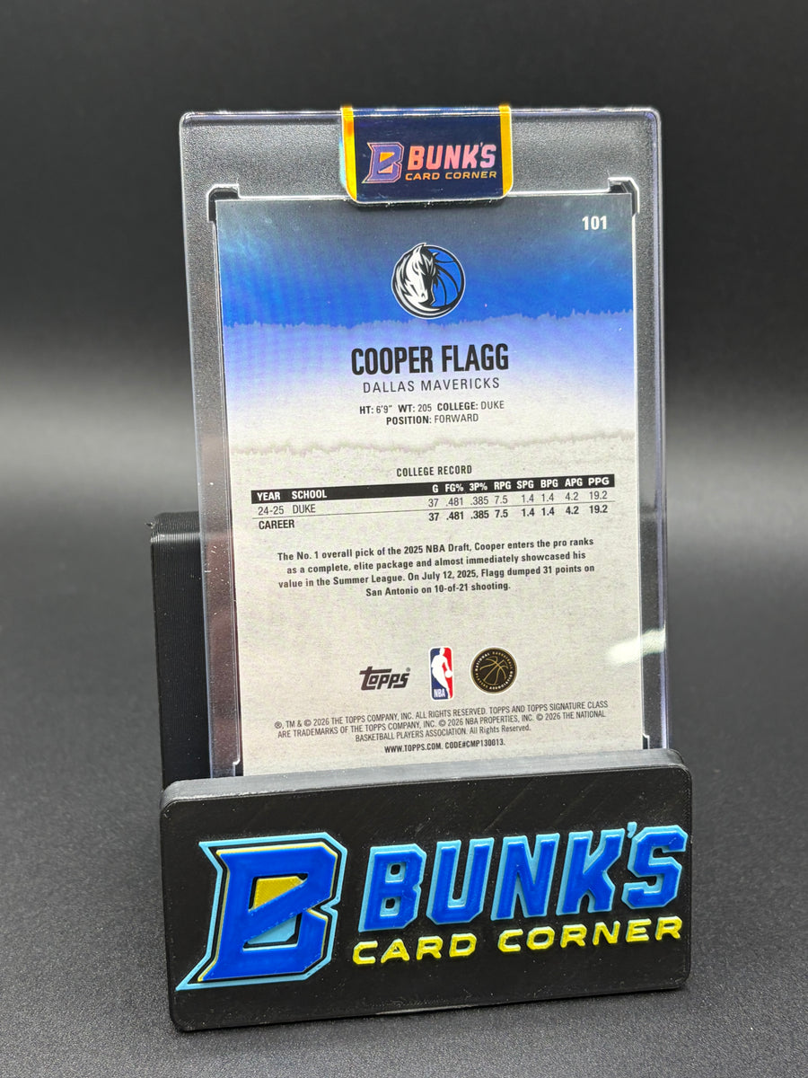 2026 Cooper Flagg Topps Class 64/250 RC