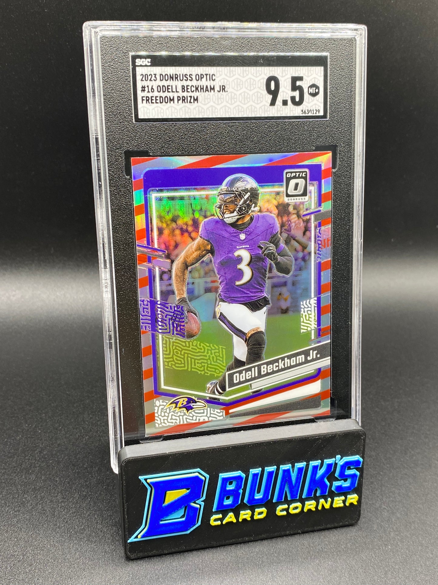 2023 Odell Beckham Jr. Freedom Prizm SGC 9.5