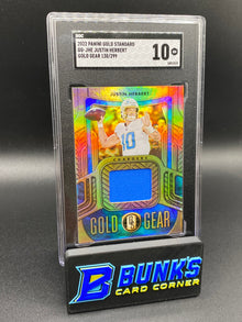2022 Justin Herbert Gold Gear 138/299 SGC 10