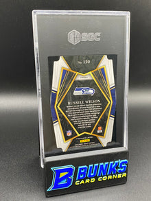 2021 Russell Wilson Zebra Die-Cut Prizm SGC 10